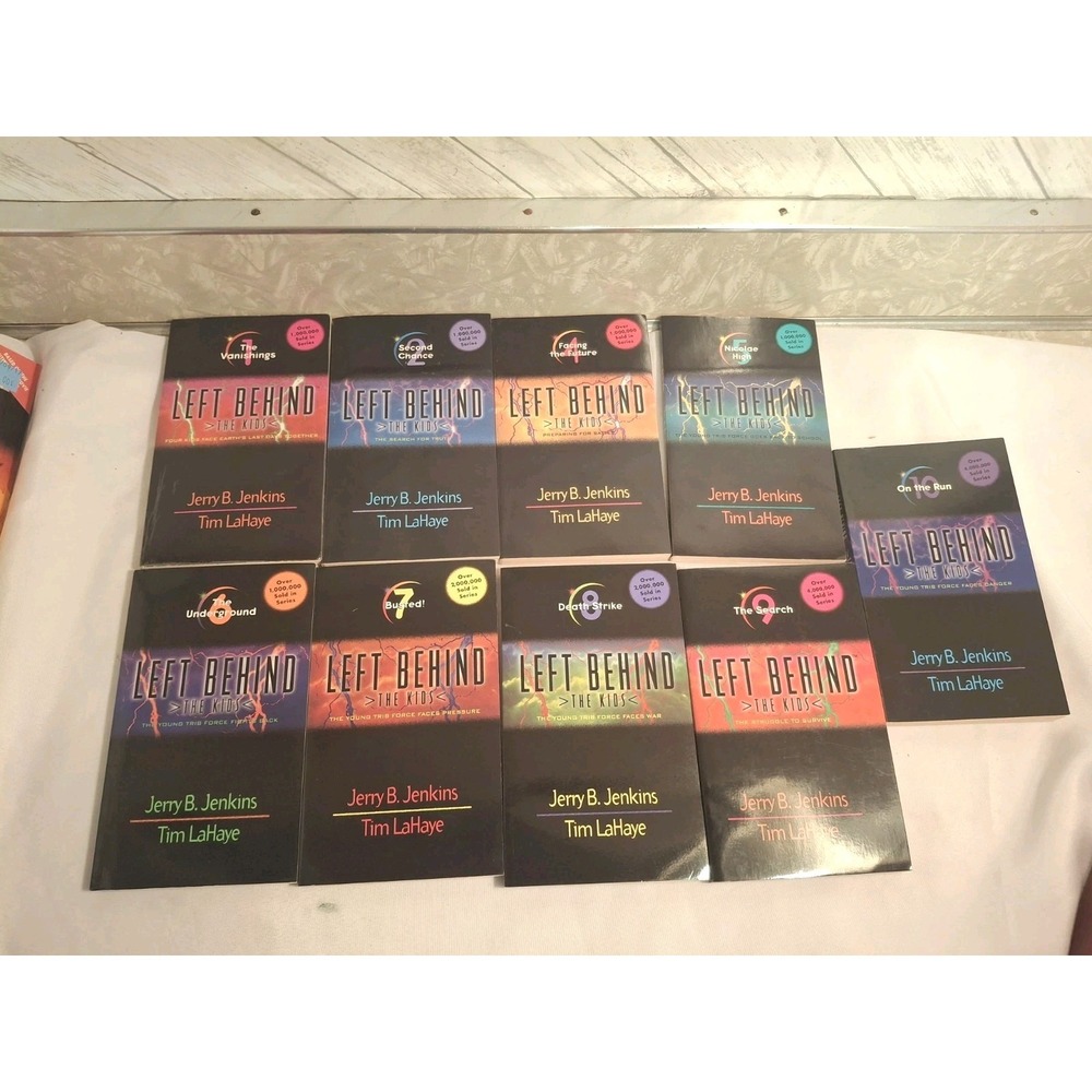 LEFT BEHIND THE KIDS Series Books Set 1-10 MISSING BOOK Jerry Jenkins Paperbacks